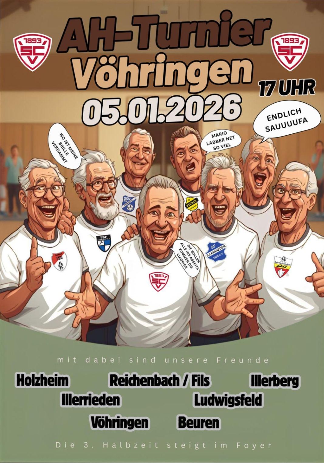 AH SC Vöhringen Hallenturnier am 06.01.2026