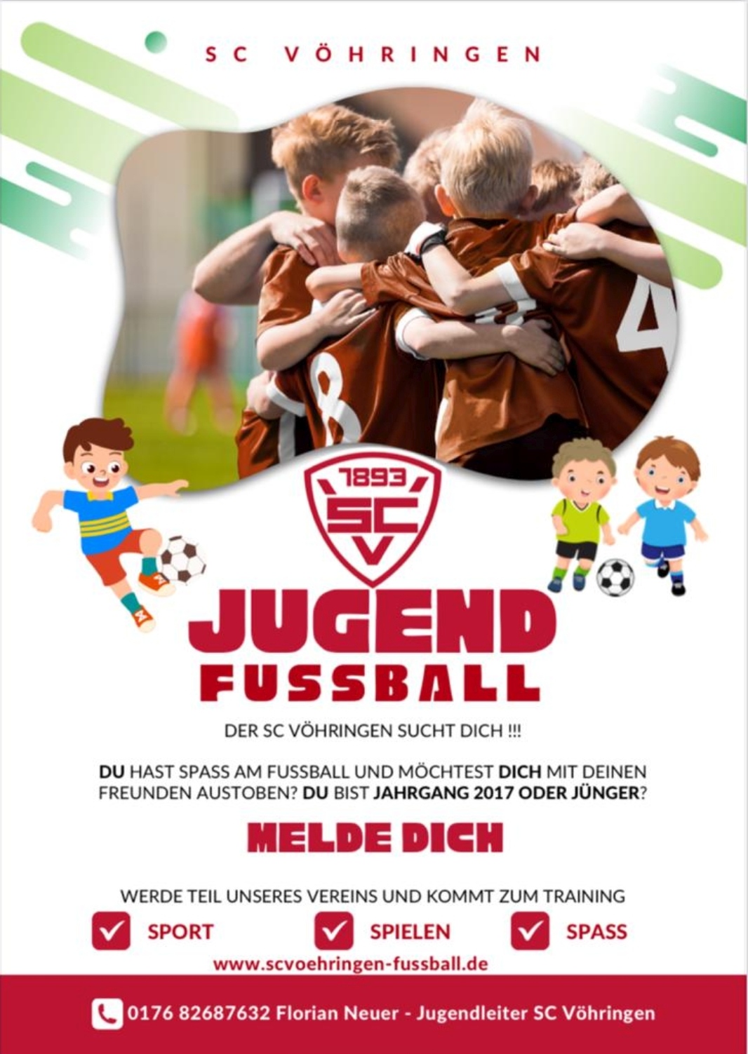 Werbung Spieler Jahrgang 2017 oder Jnger